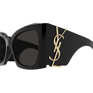 Yves Saint Laurent BLAZE Black and Gold Sunglasses